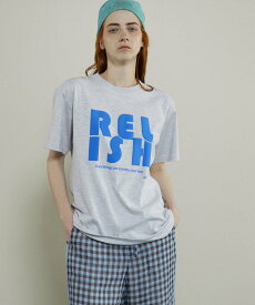 MAISON SPECIAL RELISH Puff Printing T-shirt メゾンスペシャル トップス カットソー・Tシャツ グレー ホワイト ピンク ブラウン【送料無料】