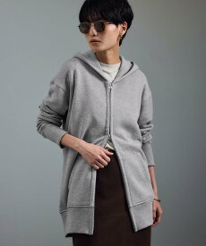 SALON adam et rope' 【Americana(アメリカーナ) for SALON】別注ジップフーディー サロン アダム エ ロペ トップス パーカー・フーディー グレー ベージュ【送料無料】