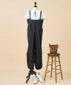 【SALE／30%OFF】THOUSAND MILE 別注 ストレッチナイロン サロペット 25AW フリークスストア オールインワン・オーバーオール オールインワン・つなぎ ブラウン ベージュ ブラック【送料無料】