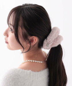 repipi armario RAファーシュシュ レピピアルマリオ ヘアアクセサリー ヘアゴム ピンク ホワイト グレー ブルー