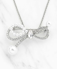 TOCCA SHAKE RIBBON 2WAY BROOCH NECKLACE ブローチネックレス トッカ アクセサリー・腕時計 ブローチ・コサージュ・バッジ ゴールド シルバー【送料無料】