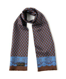 BEAMS PLUS Silk Stole Geometric Print ビームス メン ファッション雑貨 スカーフ・バンダナ レッド ブラウン ネイビー【送料無料】