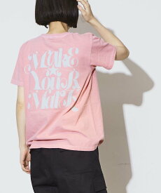 【SALE／30%OFF】CONVERSE TOKYO 【MAKE YOUR MARK】PIGMENT DYE BACK PRINT TEE コンバーストウキョウ トップス カットソー・Tシャツ グレー グリーン ピンク ブラウン【送料無料】