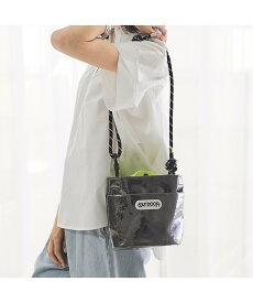 abahouse mavie 【OUTDOOR】 Tyvek x PVC Bucket アバハウス マヴィ バッグ ショルダーバッグ グレー ブラック【送料無料】