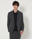 【SALE／50%OFF】UNITED ARROWS green label relaxing ドライ ポリエステル ナロー ジャケット -ストレッチ- ユナイテッドアローズ グリーンレーベルリラクシング ジャケット・アウター テーラードジャケット・ブレザー グリーン グレー ネイビー【送料無料】
