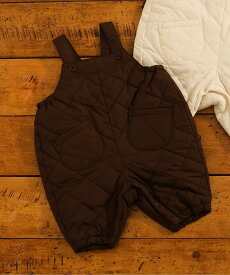 【SALE／30%OFF】BREEZE Bpop キルトサロペット エフオーオンラインストア オールインワン・オーバーオール オーバーオール・サロペット ホワイト ブラウン