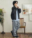 ツリーカモイージーストレートパンツ