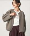 【SALE／20%OFF】UNITED ARROWS green label relaxing ダンボール ノーカラー ブルゾン ユナイテッドアローズ グリー…