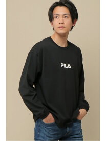 【SALE／50%OFF】ikka 【WEB限定】FILA ヘリテージ セーリングロンT イッカ トップス カットソー・Tシャツ ブラック ホワイト レッド ネイビー