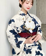 【SALE／16%OFF】moment+ 浴衣3点セット(ゆかた+帯2本) モーメントプラス 着物・浴衣・和装小物 浴衣 ホ…