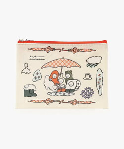 Afternoon Tea LIVING ポーチ/ナガキパーマ アフタヌーンティー・リビング 財布・ポーチ・ケース ポーチ ホワイト