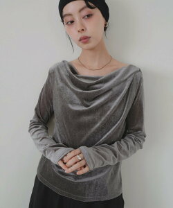 LIAN �h���[�v�x���A�v���I�[�o�[ ���A�� �g�b�v�X �J�b�g�\�[�ET�V���c �z���C�g �u���b�N �O���[ �u���E���y���������z