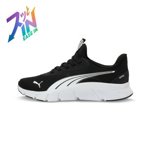PUMA �L�b�Y �t���b�N�X�t�H�[�J�X ���C�g �C�[�Y�C�� �X�j�[�J�[ 22-24.5cm Flexfocus Lite SLIPTECH Jr �v�[�} �V���[�Y�E�C �X�j�[�J�[ �u���b�N�y���������z