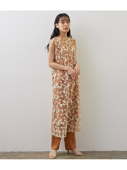 Salon Adam Et Rope チュールフラワーレースノースリーブワンピース Rakuten Fashion 楽天ファッション 旧楽天ブランドアベニュー Ct0939