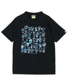 A BATHING APE ABC CAMO A TO Z TEE ア ベイシング エイプ トップス カットソー・Tシャツ ブラック ホワイト【送料無料】