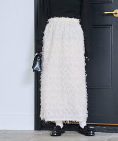 【SALE／30%OFF】coen カットジャガードナロースカート コーエン スカート その他のスカート ホワイト ブラック