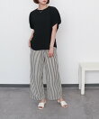 【接触冷感/洗濯機OK】楽ちんドルマントップス リブネック ワッシャー素材