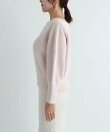 【miki監修】ラメヘアリーウールカシミヤ混オフショルニット