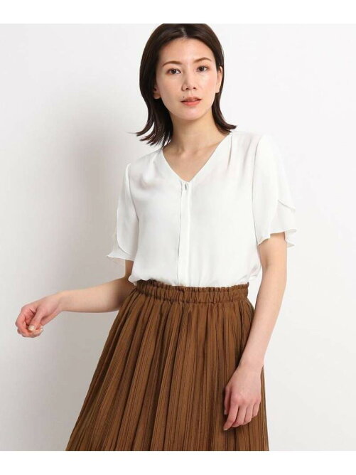 Coup De Chance 洗える レイヤードスリーブvネックシフォンブラウス Rakuten Fashion 楽天ファッション 旧楽天 ブランドアベニュー Cz40