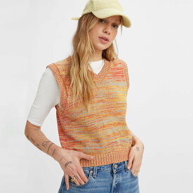 【SALE／70%OFF】Levi's RODDY SWEATER VEST SHERBERT SPACE DYE HONEY GOLD; VALIANT POPPY; ICICLE GREEN; C リーバイス トップス ニット