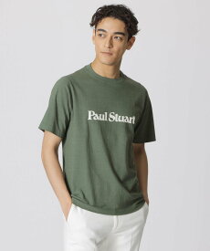 【SALE／40%OFF】Paul Stuart 【WEB・一部店舗限定】Paul Stuart フロッキーロゴTシャツ ポール・スチュアート トップス カットソー・Tシャツ グレー グリーン ホワイト【送料無料】