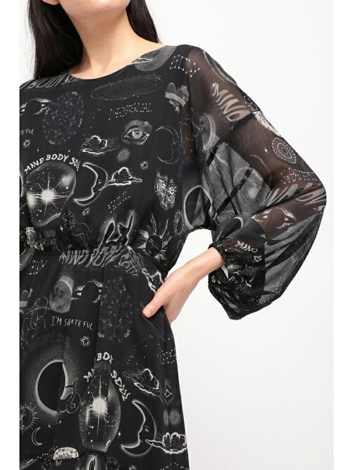 Desigual 神秘的なプリントのレディースビスコースワンピース Rakuten Fashion 楽天ファッション 旧楽天ブランドアベニュー Dk5941