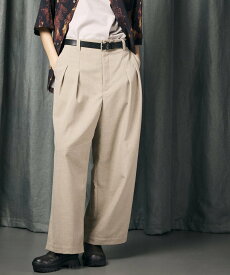 MAISON SPECIAL 【LIMITED EDITION】Tow-Tuck Wide Pants メゾンスペシャル パンツ スラックス・ドレスパンツ グレー ブラック パープル ベージュ ブラウン【送料無料】