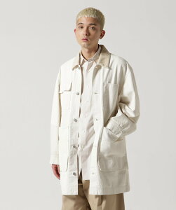 �ySALE�^50%OFF�zGARDEN TOKYO YOKE/���[�N/DENIM COVERALL HALF COAT �K�[�f�� �W���P�b�g�E�A�E�^�[ ���̑��̃W���P�b�g�E�A�E�^�[ �z���C�g �u���b�N�y���������z