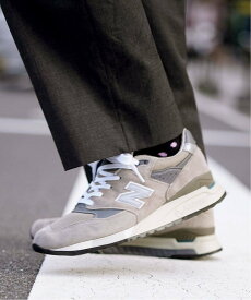 417 EDIFICE 《WEB限定》【New Balance / ニューバランス】Made in USA 998 GR フォーワンセブン エディフィス シューズ・靴 スニーカー グレー【送料無料】