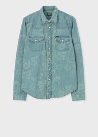 【SALE／40%OFF】Paul Smith Paul Smith + Lee ウエスタンシャツ ポール・スミス トップス シャツ・ブラウス ネイビー【送料無料】