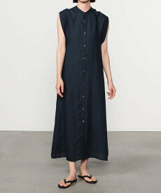 Bshop TICCA ｜ リネン2WAYフレンチワンピース WOMEN ビショップ ワンピース・ドレス ワンピース ネイビー【送料無料】
