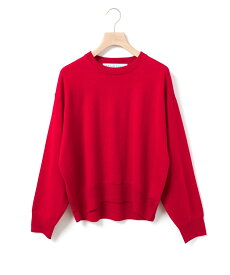 【SALE／30%OFF】MidiUmi MidiUmi クルーネックニットプルオーバー マーコート トップス ニット ブルー レッド グレー ブラック【送料無料】