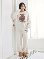 gelato pique 【ONLINE限定】ベビモコベアジャガードプルオーバー&ロングパンツセット ジェラートピケ イ…