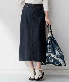 23区 【Oggi4月号掲載/洗える】23区DENIM ストレッチ デニムスカート ニジュウサンク スカート その他のスカート ブルー ホワイト ネイビー【送料無料】