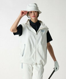 UNITED ARROWS GOLF 【別注】＜TaylorMade*UNITED ARROWS＞ ユニセックス フルジップ ベスト -ストレッチ- ユナイテッドアローズ スポーツ・アウトドア用品 ゴルフグッズ ネイビー ホワイト グリーン【送料無料】