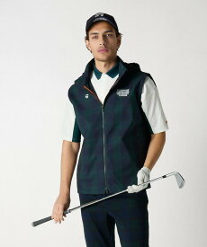 UNITED ARROWS GOLF 【別注】＜TaylorMade*UNITED ARROWS＞ ユニセックス フルジップ ベスト -ストレッチ- ユナイテッドアローズ スポーツ・アウトドア用品 ゴルフグッズ ネイビー ホワイト グリーン【送料無料】