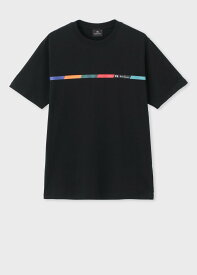 【SALE／20%OFF】PS Paul Smith "Sports Stripe Bar" Tシャツ ポール・スミス トップス カットソー・Tシャツ ブラック ホワイト【送料無料】