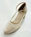 【SALE／15%OFF】metoi metoi/グリッターチャンキーヒールシアパンプス 結婚式 パーティー オケージョン セットアップセブン シューズ・靴 パンプス ブラック ホワイト【送料無料】