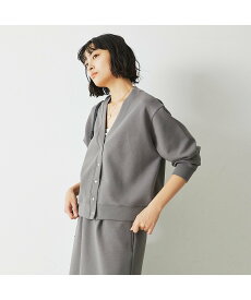 【SALE／19%OFF】abahouse mavie 【セットアップ対応】シルキーダンボールカーディガン アバハウス マヴィ トップス カーディガン イエロー ブラック ホワイト グレー【送料無料】