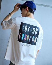 【SALE／30%OFF】YEVS 【ZOOYORK】 スケートボードPT Tシャツ【ユニセックス】 イーブス トップス カットソー・Tシャツ ホワイト ブラック