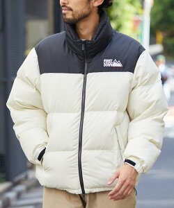 �ySALE�^30%OFF�zFIRST DOWN �ʒ� �o�u���_�E�� 25AW �t���[�N�X�X�g�A �W���P�b�g�E�A�E�^�[ �_�E���W���P�b�g�E�_�E���x�X�g �u���b�N �z���C�g �O���[�y���������z