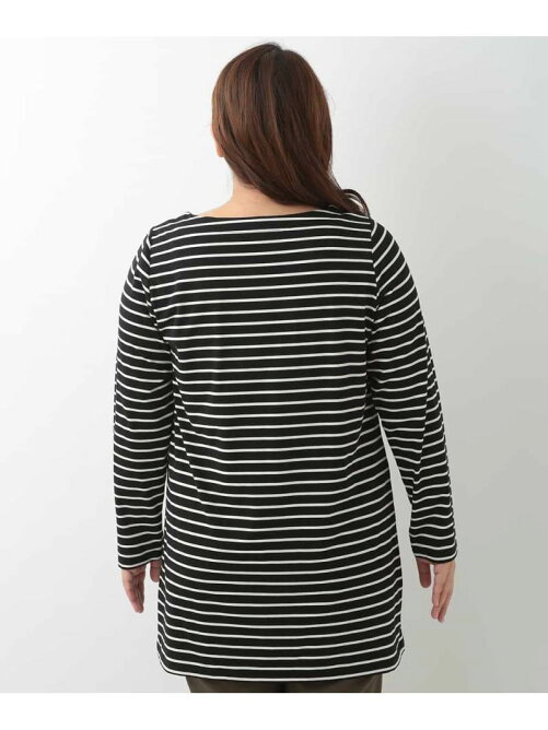 Eur3 大きいサイズ プチプラ ボーダーチュニック Rakuten Fashion 楽天ファッション 旧楽天ブランドアベニュー V
