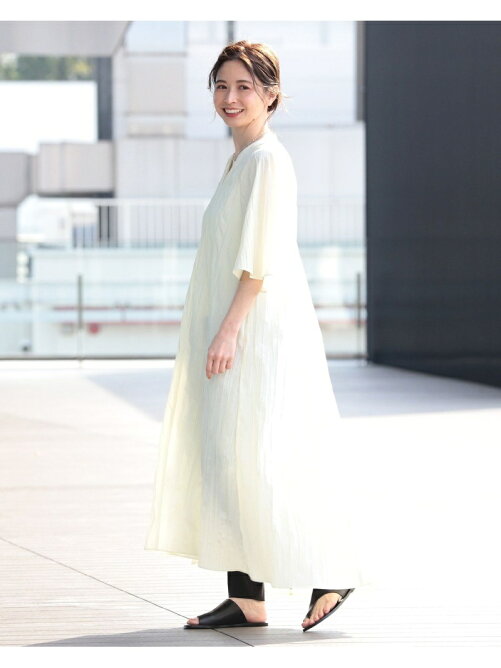 Demi Luxe Beams Demi Luxe Beams ワッシャー Vネックワンピース Rakuten Fashion 楽天ファッション 旧楽天ブランドアベニュー Cw5943