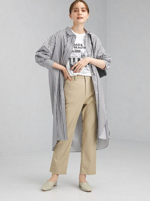 United Arrows Green Label Relaxing 本田翼さん着用 1 Of Mine ワンオブマイン オーバー シャツ ワンピース ストライプ Rakuten Fashion 楽天ファッション 旧楽天ブランドアベニュー Dm1943