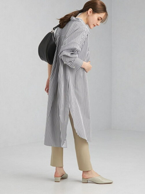 United Arrows Green Label Relaxing 本田翼さん着用 1 Of Mine ワンオブマイン オーバー シャツ ワンピース ストライプ Rakuten Fashion 楽天ファッション 旧楽天ブランドアベニュー Dm1943