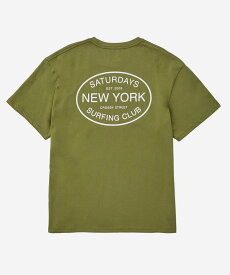 Saturdays NYC Surfing Club Standard Ss Tee サタデーズ　ニューヨークシティ トップス カットソー・Tシャツ ホワイト カーキ ネイビー【送料無料】