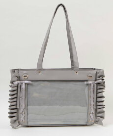 【SALE／46%OFF】WEGO LADY'S きらめきレースアップフリル痛バッグ ウィゴー ファッション雑貨 その他のファッション雑貨 パープル ベージュ レッド ピンク ブルー ブラック ホワイト グレー