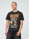 GAP (U)■AC/DC 1979 ツアー リラックス グラフィックTシャツ ギャップ トップス カットソー・Tシャツ ブラック【送料無料】