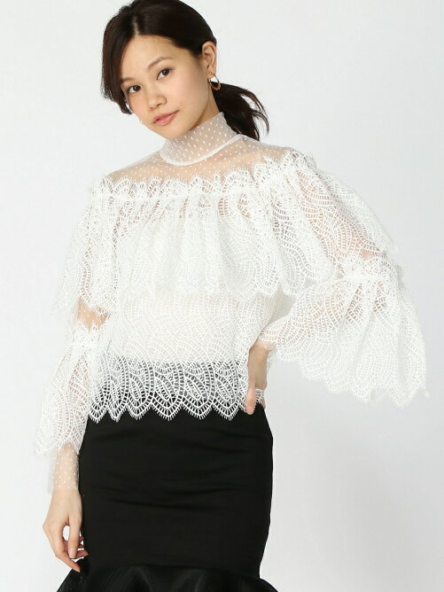 Narcissus Narcissus ドットレーストップス Rakuten Fashion Narcissus Narcissus ドットレーストップス Rakuten Fashion