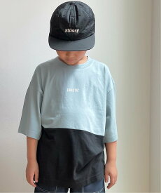 【SALE／40%OFF】ikka 【キッズ】【冷感】ブロッキングTシャツ(100~160cm) イッカ トップス カットソー・Tシャツ ブルー ブラック